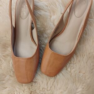 Mustard Kitten Heels Shoes